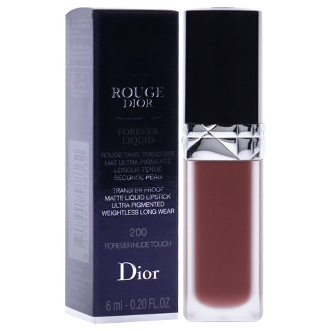 Christian Dior Rouge Dior Forever Liquid Matte - 200 Forever Nude Touch Lipstick Women 0.2 oz Dior