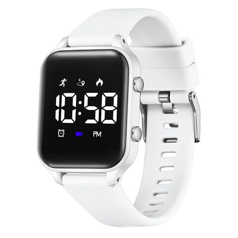 L LAVAREDO Waterproof Kids Digital Watches for Boys Girls,Sport Watch with Pedometer Stopwatch Vibration Alarm for Ages 5-13,No App Fitness Tracker Watch for Kids Teens Birthday