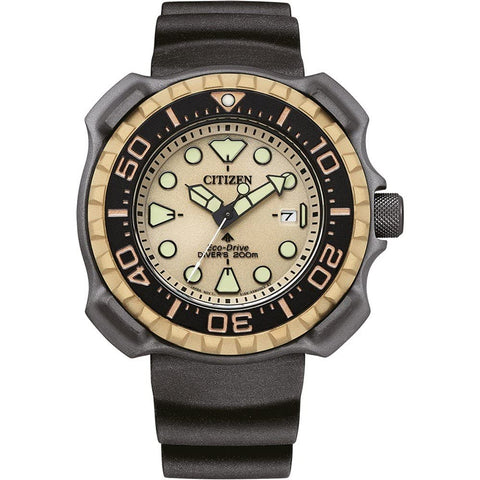 Citizen Eco-Drive Promaster Marine Gold Dial Men's Watch BN0226-10P Citizen