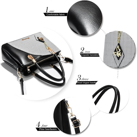 SiMYEER Purses and Handbags Top Handle Satchel Shoulder Bags Messenger Tote Bag for Ladies SiMYEER