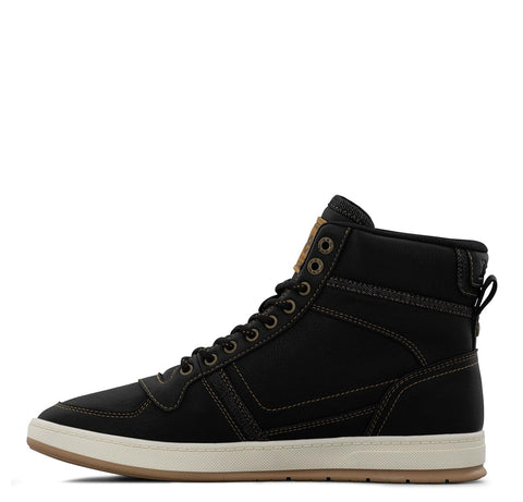 Lee Men's Dayton Sneaker, Black/Tobacco, 11.5