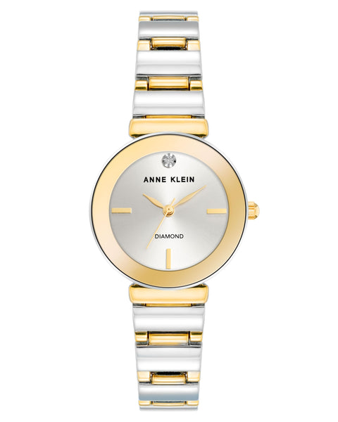 Anne Klein Women's Genuine Diamond Dial Bracelet Watch