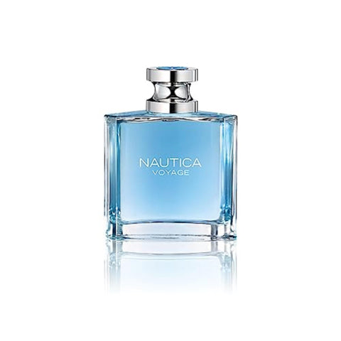 Nautica Voyage Eau de Toilette 3.3 fl oz (Pack of 1), Notes of Apple, Cedarwood, Mimosa, Men's Fragrance, Long Lasting, Everyday Fragrance, Travel Size Nautica