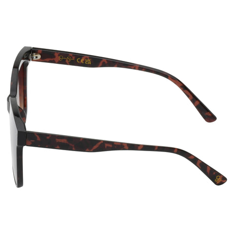 Jessica Simpson Womens J6128 Retro Square Sunglasses With Uv400 Protection. Glam Gifts For Her, 62 Mm, Tortoise, 62 Mm US Jessica Simpson