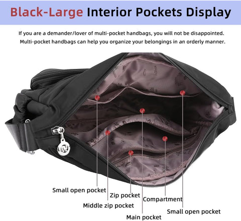 MINTEGRA Women Shoulder Handbag Roomy Multiple Pockets Bag Ladies Crossbody Purse Fashion Tote Top Handle Satchel MINTEGRA