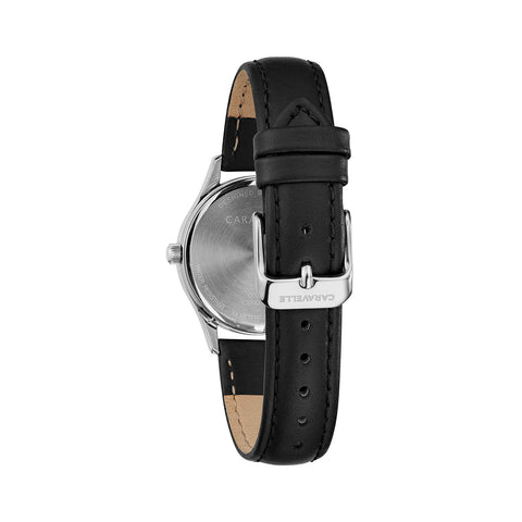 Caravelle by Bulova Ladies' Traditional Quartz Silver-Tone Stainless Steel Watch, White Dial Style: 43M118 Caravelle