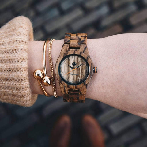 Zebra Petite Wooden Watches for Women WoodWatch