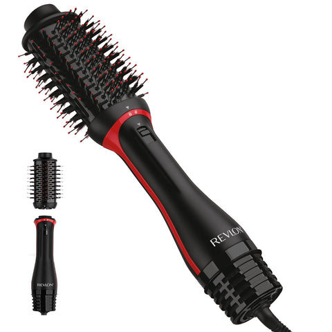 REVLON One Step Volumizer PLUS Hair Dryer and Styler | More Volume, Less Damage, and More Styling Control for Easy and Fast Salon-Style Blowouts, Plus Travel Friendly (Black) REVLON