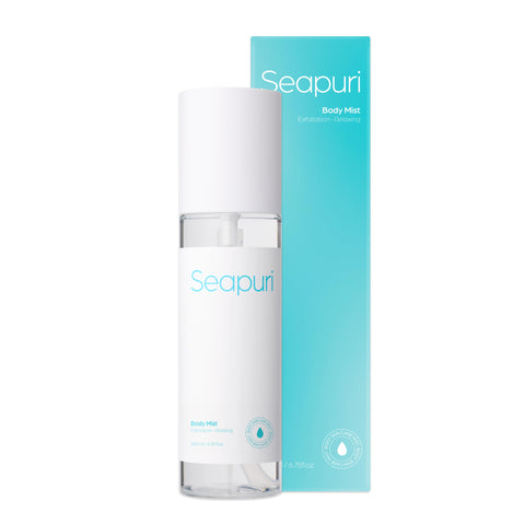 Seapuri Soothing Body Mist, Skin Cell Improvement, 3-Second KP Remover, Body exfoliate, BIO Balance-PSI, Dead Skin Healer, Icelandic Glacial Water, KP Remover, Moisturizer (200ml / 6.76 fl.oz.) Seapuri