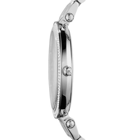 Michael Kors Darci Three-Hand Silver-Tone Stainless Steel Women's Watch (Model: MK3190) Michael Kors