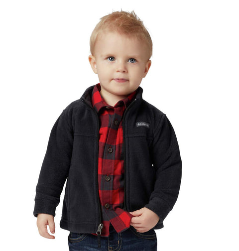 Columbia Toddler Boys Steens Mt II Fleece, Black, 2T
