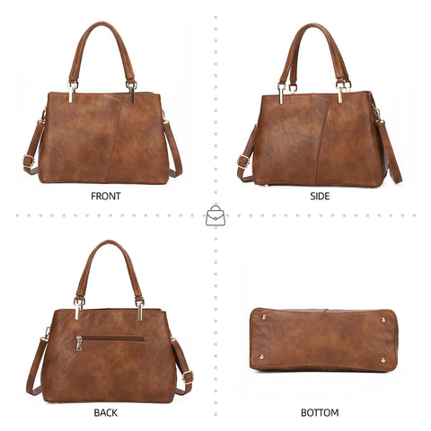 KouLi Buir Hobo Bags for Women Large PU Leather Purses and Handbags Shoulder Bags Ladies Crossbody Bags Top Handle Tote Bag (Brown) KouLi Buir