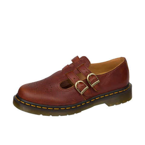 Dr. Martens Women's 8065 Mary Jane Flat, Cashew Ambassador, 8