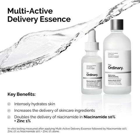 The Ordinary Multi-Active Delivery Essence, Hydrating & Conditioning Formulation for Softer and Smoother Skin, 3.4 Fl Oz