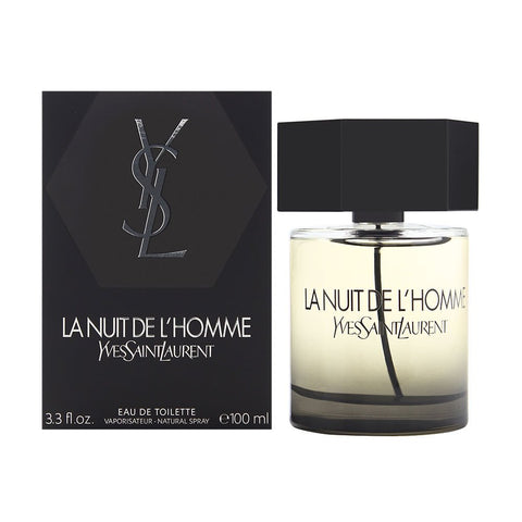 Yves Saint Laurent La Nuit De L'Homme by Yves Saint Laurent for Men - 3.3 oz EDT Spray YVES SAINT LAURENT