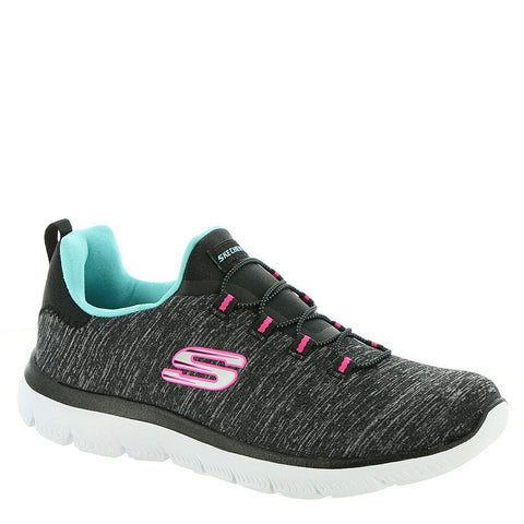 Skechers womens Summits-quick Getaway Sneaker, Black, 7.5 US Skechers