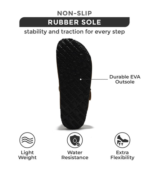 Project Cloud Genuine Leather Footbed Clogs for Women - Memory Foam Arch Support Slippers for Women - Trendy Slip-ons Women's Mules & Clogs Sandals (Benton,TaupeSuede, 8)