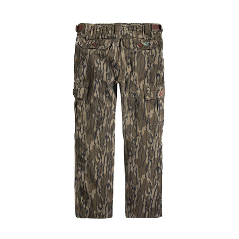 Mossy Oak Boy's Camo Kids Hunting Pants Youth Cotton Mill, Original Bottomland