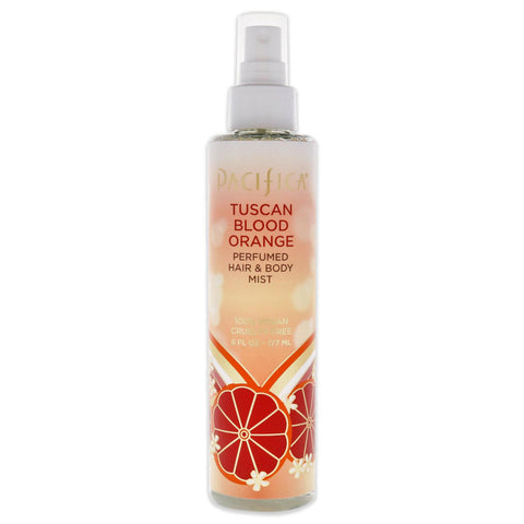 Pacifica Tuscan Blood Orange Perfume Spray for Women & Perfumed Hair Body Mist, Blood Orange, 6 Fl Oz Pacifica