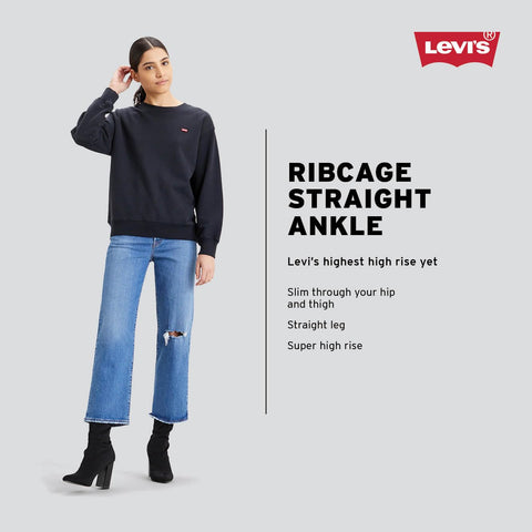 Levi's® Ribcage Straight Ankle Dial Up The Music 28 27