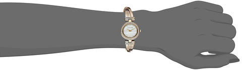 Anne Klein Women's Premium Crystal Accented Bangle Watch and Bracelet Set Anne Klein