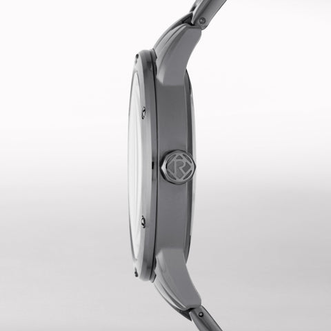 Relic by Fossil Men's Payton Three-Hand Date Gunmetal Gray Stainless Steel Bracelet Watch (Model: ZR11998) Relic by Fossil