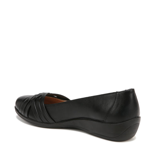 LifeStride Women's Incredible Ballet Flat Black Synthetic 8.5 M