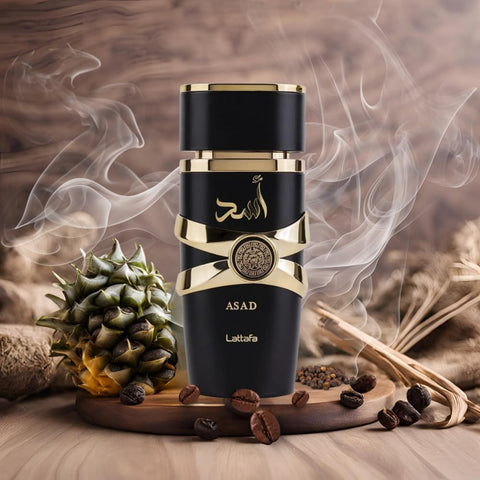 Lattafa Perfumes Asad for Unisex Eau de Parfum Spray, 3.4 Ounce Lattafa