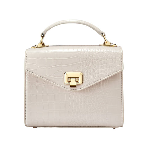 VICTORIA HYDE Crossbody Bag For Women Vegan Genuine Leather Handbags Briefcase With Small and Square Bags (Beigeeeee) VICTORIA HYDE