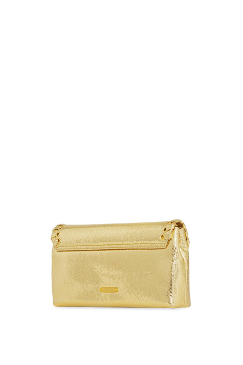 REBECCA MINKOFF Whip Clutch, Gold, Antique Brass Hardware Rebecca Minkoff