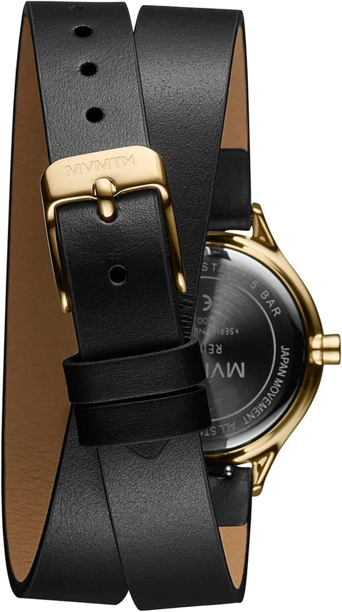 MVMT Reina Japanese Quartz Watch - Women’s Wristwatch - 5 ATM/50 Meters Water-Resistant Analog Watch - Classic Bangle Watch for Women - Interchangeable Bands - 30mm MVMT