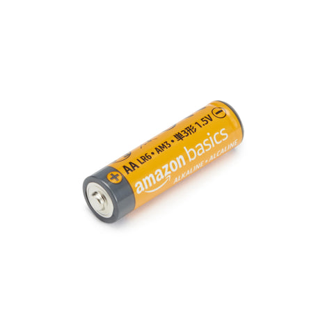 Amazon Basics 100-Pack AA Alkaline High-Performance Batteries, 1.5 Volt, 10-Year Shelf Life Amazon Basics