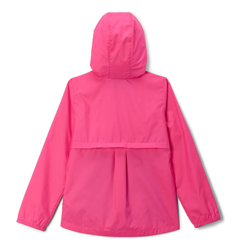 Columbia Youth Girls Switchback II Rain Jacket, Pink Ice, Medium