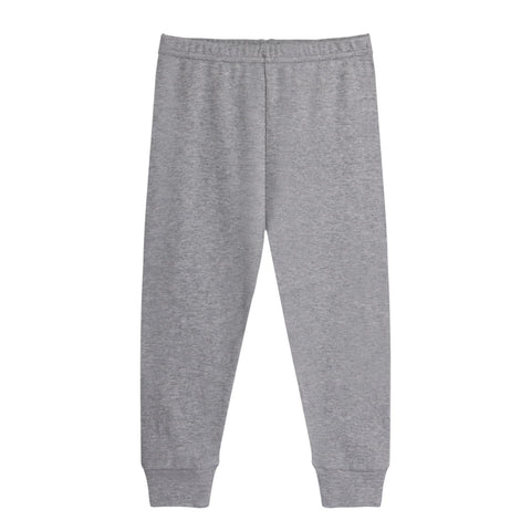 GLASH Kids Boys Cotton Pants, 4 Pack Size 6 Toddler Sweatpants Black/Camo/Heather Grey/Iron Grey