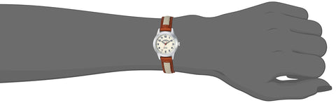 Timex Women's TW4B11900 Expedition Field Mini Brown/Natural Nylon/Leather Strap Watch Timex