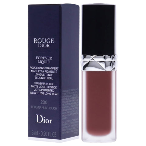 Christian Dior Rouge Dior Forever Liquid Matte - 200 Forever Nude Touch Lipstick Women 0.2 oz Dior