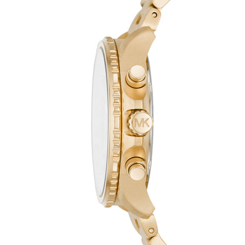 Michael Kors Men's Cortlandt Chronograph Gold-Tone Stainless Steel Watch MK8642 Michael Kors