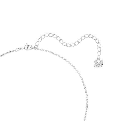 Swarovski Bella V pendant, Round cut, Green, Gold-tone Finish
