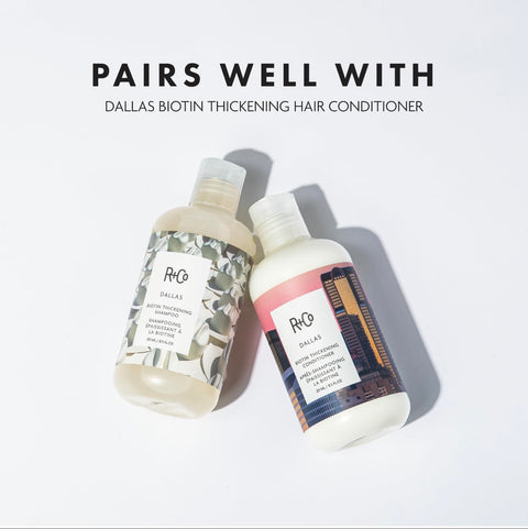 R+Co Dallas Thickening Shampoo | Biotin for Hair Growth, Thickening, + Strengthening | Vegan + Cruelty-Free |