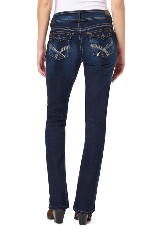WallFlower Women's InstaStretch Luscious Curvy Bootcut Jeans, Betsy, (13)