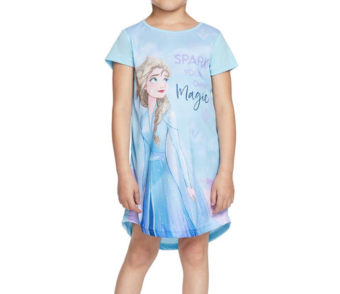 Disney Girls' Frozen 2 3-Pack Nightgown, FROZEN MAGIC 2, 4
