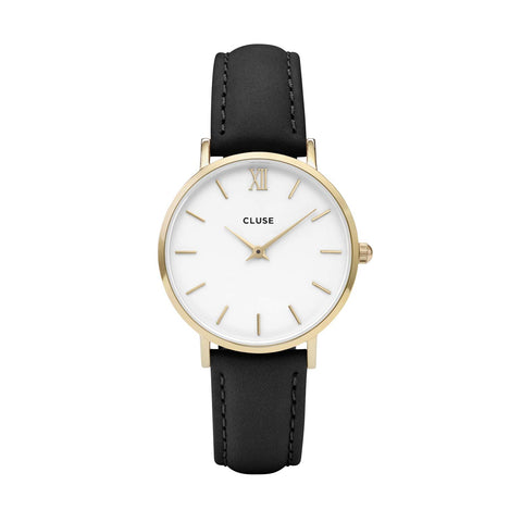 CLUSE Womens Analogue Classic Quartz Connected Wrist Watch with Leather Strap CL30019 CLUSE