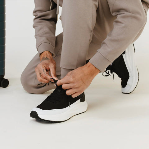 UOVO Breeze Men’s Dress Sneakers (Black/White, US Footwear Size System, Adult, Men, Numeric, Medium, 11)