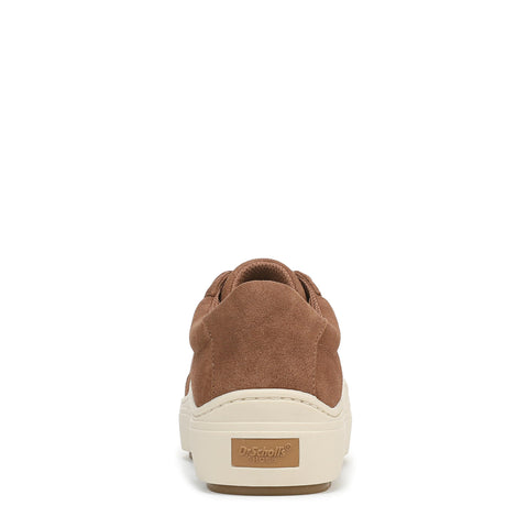 Dr. Scholl's Shoes Women's Time Off Sneaker Dark Honey Brown 8.5 M
