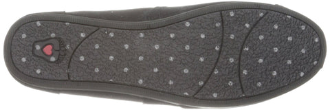 Skechers Women's Bobs Plush-Peace & Love Ballet Flat, Black, 8.5