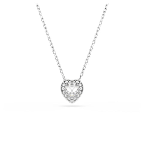 Swarovski Ariana Grande Angelic Crystal Heart Pendant in Rhodium Finish - Part of the Ariana Grande x Capsule Collection