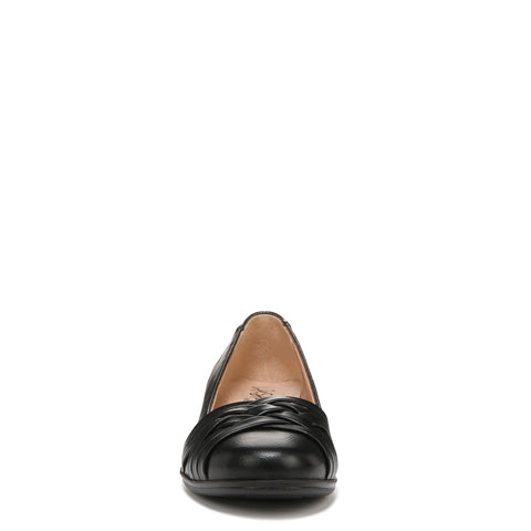 LifeStride Women's Incredible Ballet Flat Black Synthetic 8.5 M