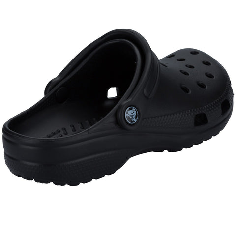 Crocs unisex adult Men's and Women's Classic (Neutral Colors) Clog, Black, 8 Women 6 Men US