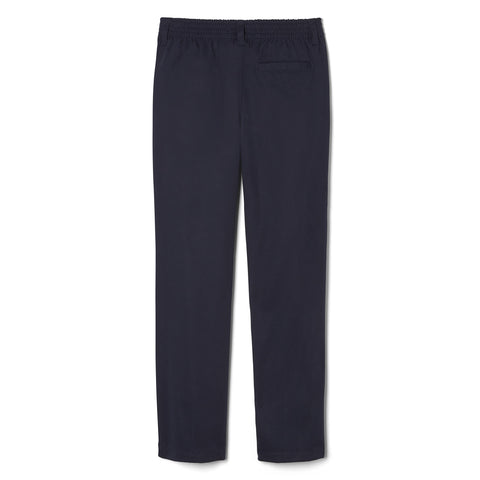 French Toast Boys Pull-on Relaxed Fit School Uniform Pant (Standard & Husky), Navy, 10