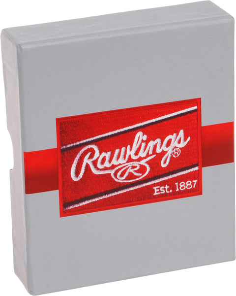 Rawlings Mens Tanned-leather Baseball Stitch Embroidered Wallet - (Dark Brown) Rawlings